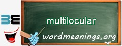 WordMeaning blackboard for multilocular